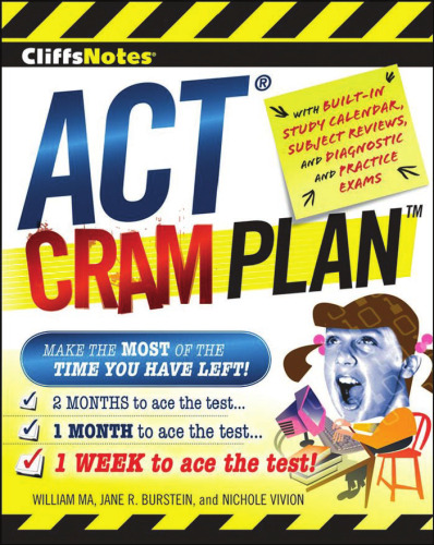 ﻿CliffsNotes ACT Cram Plan