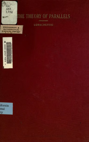 ﻿تحقیقات هندسی در نظریه موازی ها