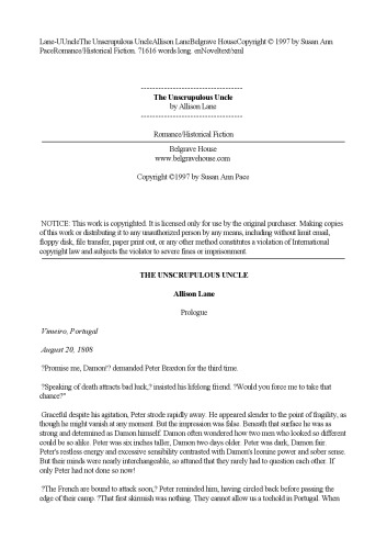 ﻿عموی بی وجدان (عاشقانه Signet Regency)