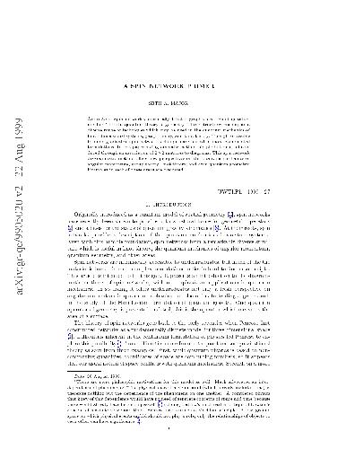 ﻿Spin Network Primer