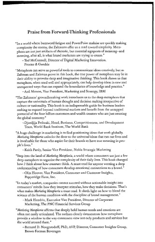 ﻿استعاره بازاریابی: آنچه استعاره های عمیق درباره ذهن مصرف کنندگان آشکار می کنند