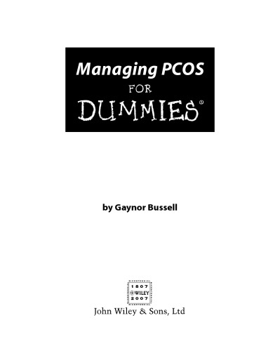 ﻿مدیریت PCOS برای Dummies