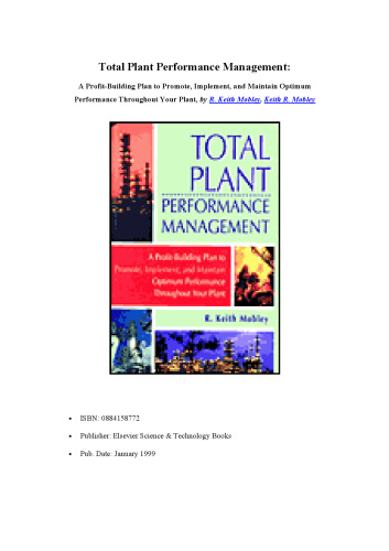 مدیریت کل عملکرد گیاهان: یک برنامه سودآوری برای ارتقا ، پیاده سازی و حفظ عملکرد بهینه در طول گیاه