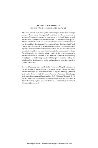 ﻿تاریخ کمبریج ادبیات انگلیسی قرون وسطی