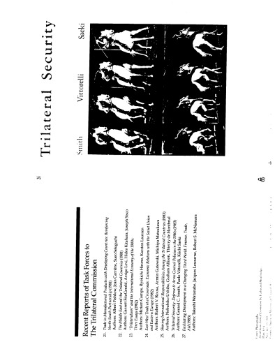 ﻿امنیت سه جانبه: سیاست های دفاع و کنترل تسلیحات در دهه 1980