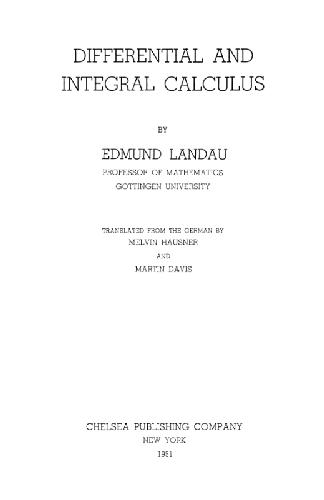 حساب دیفرانسیل و انتگرال