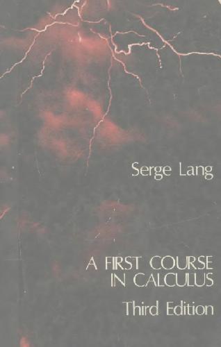 ﻿اولین دوره در حساب دیفرانسیل و انتگرال