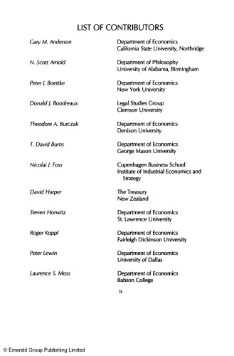 ﻿پیشرفت در اقتصاد اتریش، جلد 3