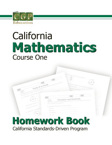 ﻿دوره 1 کتاب تکالیف (ریاضیات کالیفرنیا)