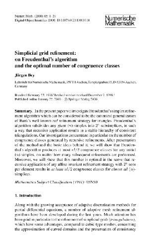 ﻿Numerische Mathematic Bd. 85 - 101