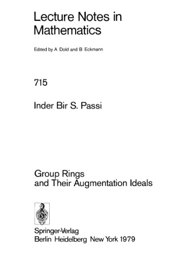 حلقه های گروه و ایده آل های تقویتی آنها