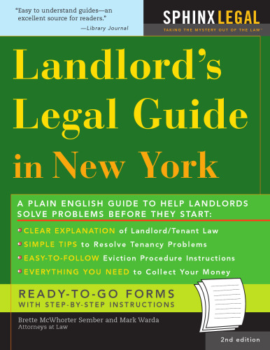 ﻿راهنمای حقوقی صاحبخانه در نیویورک، 2E