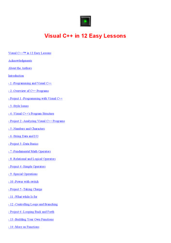 ﻿C ++ بصری در 12 درس آسان