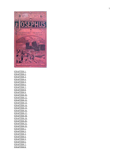 ﻿آثار باستانی یهودیان، ترجمه ویلیام ویستون