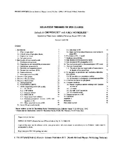 ﻿گزارش های فیزیک جلد 114