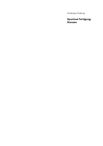 ﻿Chipless Manufacturing - Stamping 8th Edition - مبانی تولید مهر زنی های دقیق ساده و پیچیده