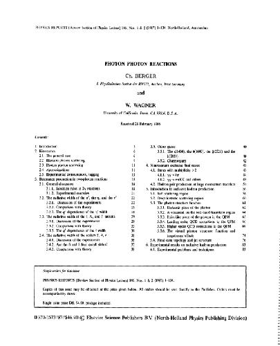 فیزیک گزارشات جلد 146