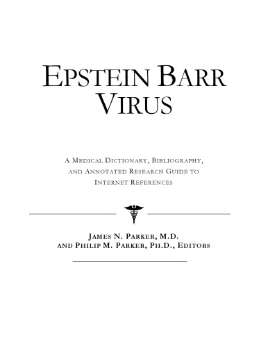 ﻿ویروس Epstein Barr - فرهنگ لغت پزشکی ، کتابشناسی و راهنمای تحقیق حاشیه نویسی برای منابع اینترنتی