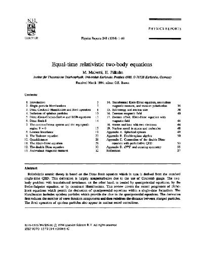 گزارش های فیزیک جلد.248