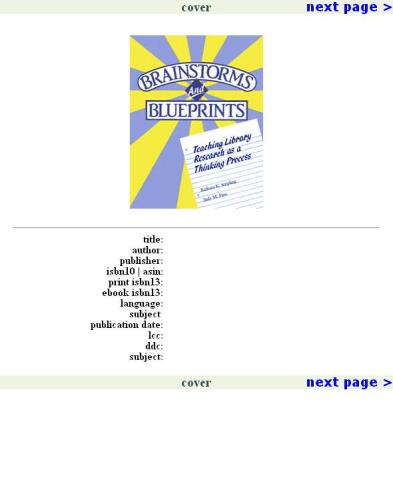 ﻿طوفان مغزی و نقشه های اصلی: آموزش تحقیقات کتابخانه به عنوان یک فرآیند تفکر