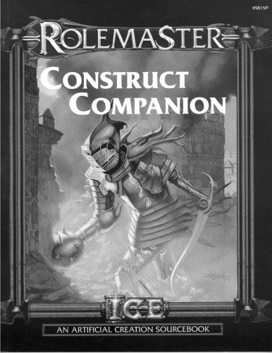 ﻿Construct Companion (Rolemaster)