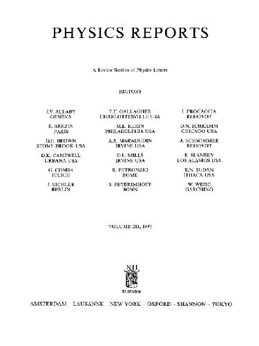 ﻿گزارش های فیزیک جلد 281