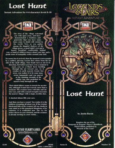 ﻿Legends & Lairs - Lost Hunt (Dungeons & Dragons d20)