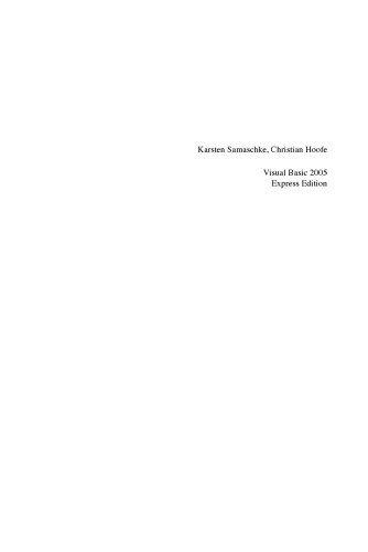 ﻿Visual Basic 2005 Express Edition انگلیسی