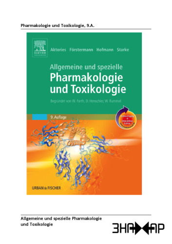 ﻿فارماکولوژی و سم شناسی عمومی و ویژه ویرایش نهم