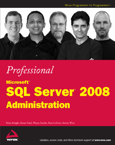 ﻿مدیریت حرفه ای Microsoft SQL Server 2008 (برنامه نویس Wrox به برنامه نویس)