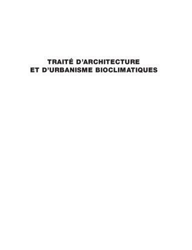 ﻿رساله معماری زیست اقلیم و شهرسازی: طراحی، ساخت و برنامه ریزی با توسعه پایدار