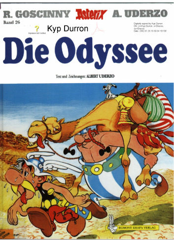 ﻿Asterix Vol.26: The Odyssey GERMAN