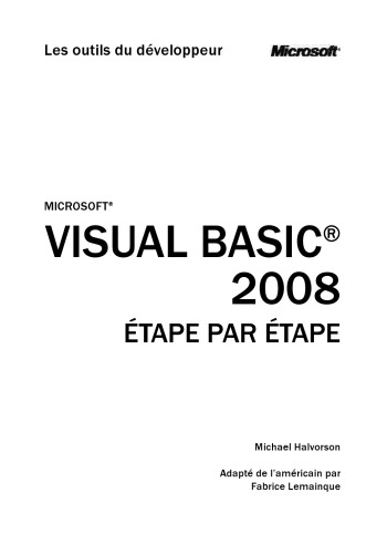 ﻿ویژوال بیسیک 2008: گام به گام