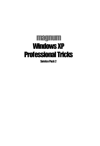 ﻿ترفندهای حرفه ای ویندوز XP آلمانی