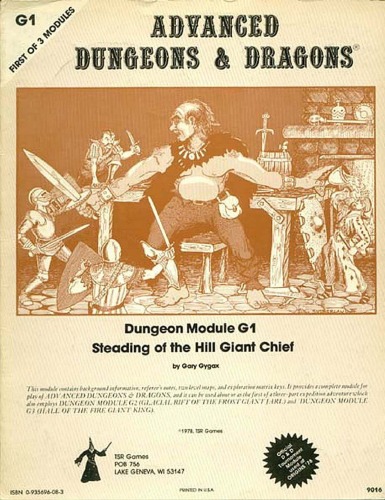 ﻿Steading of the Hill Giant Chief (ماژول Advanced Dungeons & Dragons Module G1)