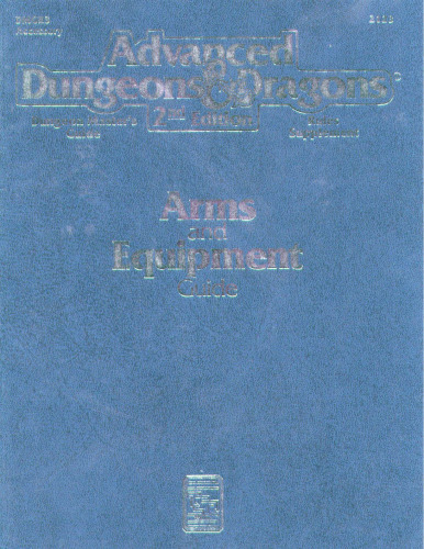 ﻿راهنمای تسلیحات و تجهیزات (ضمیمه قوانین ویرایش دوم AD&D، DMGR3)
