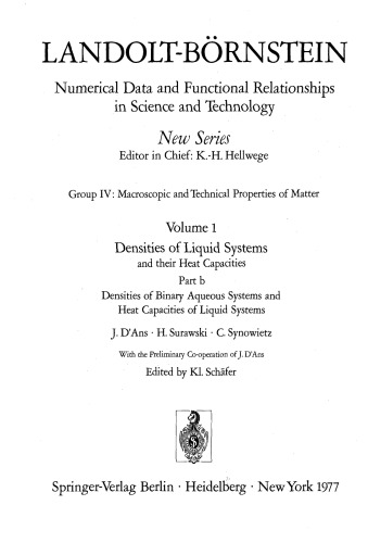 ﻿چگالی سیستم‌های آبی دوتایی و ظرفیت‌های حرارتی سیستم‌های مایع