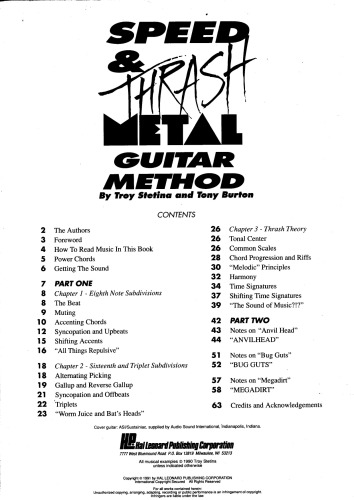 ﻿کاست متال گیتار Speed ​​and Thrash Metal Pkg