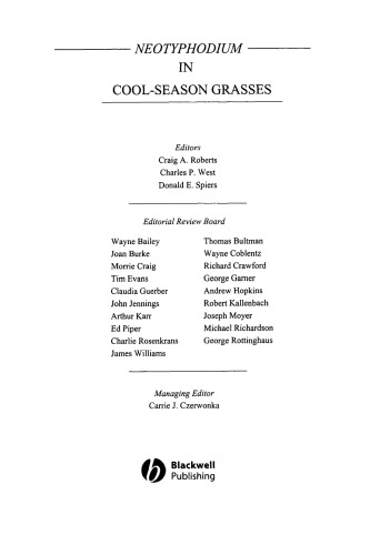 ﻿Neotyphodium در علف های فصل سرد