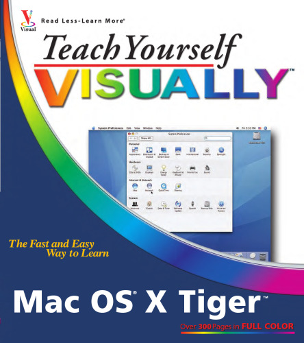 ﻿خود را به صورت بصری Mac OS X Tiger بیاموزید