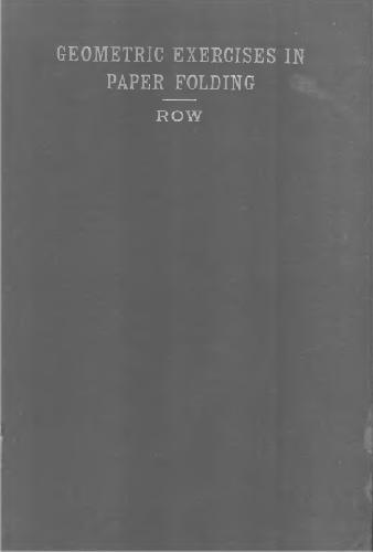 تمرینات هندسی در تاشو کاغذ