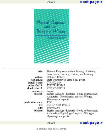 ﻿فصاحت بدنی و زیست شناسی نوشتن