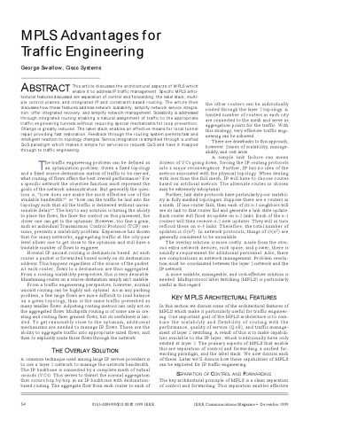 ﻿مزایای MPLS