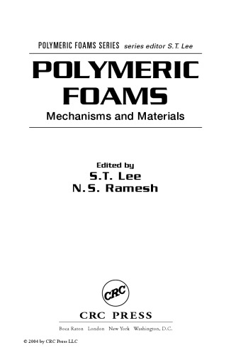 ﻿فوم های پلیمری: مکانیسم ها و مواد (سری فوم های پلیمری)