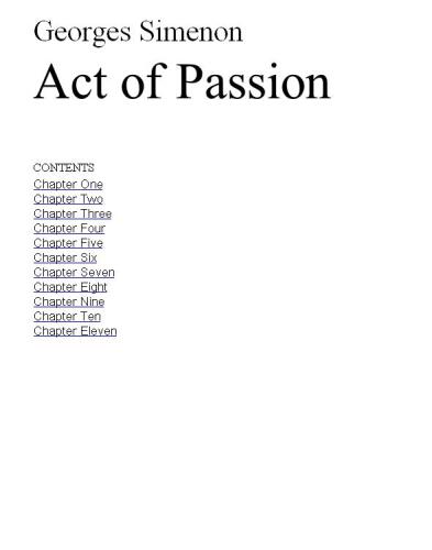 ﻿Act of Passion (New York Review Books Classics)