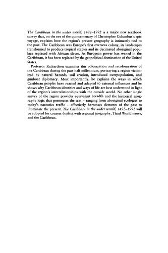﻿کارائیب در جهان وسیعتر، 1492-1992: یک جغرافیای منطقه ای