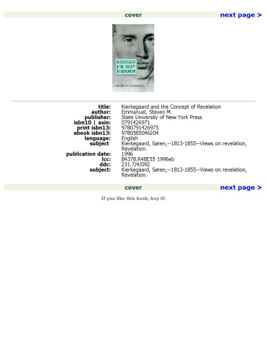 ﻿کی یرکگور و مفهوم وحی