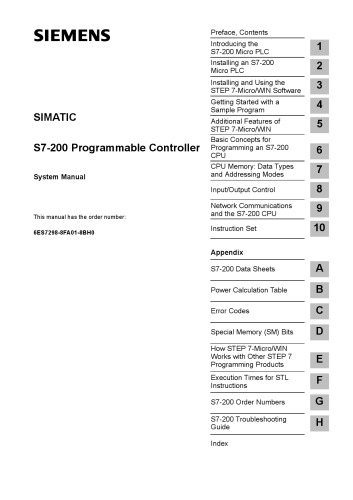 ﻿کنترلر قابل برنامه ریزی SIMATIC - S7-200