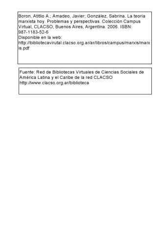 ﻿نظریه مارکسیستی امروز: مشکلات و دیدگاه ها