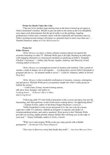 ﻿مرگ کیک را می گیرد (معمای دلا کوکس)